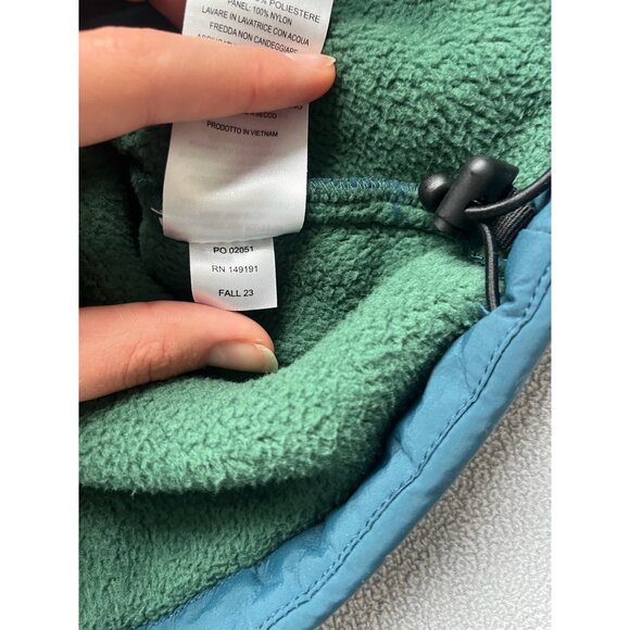 Topo Designs Jacket Mens Small Subalpine Fleece Full Zip Green Blue Gorpcore - Picture 8 of 9